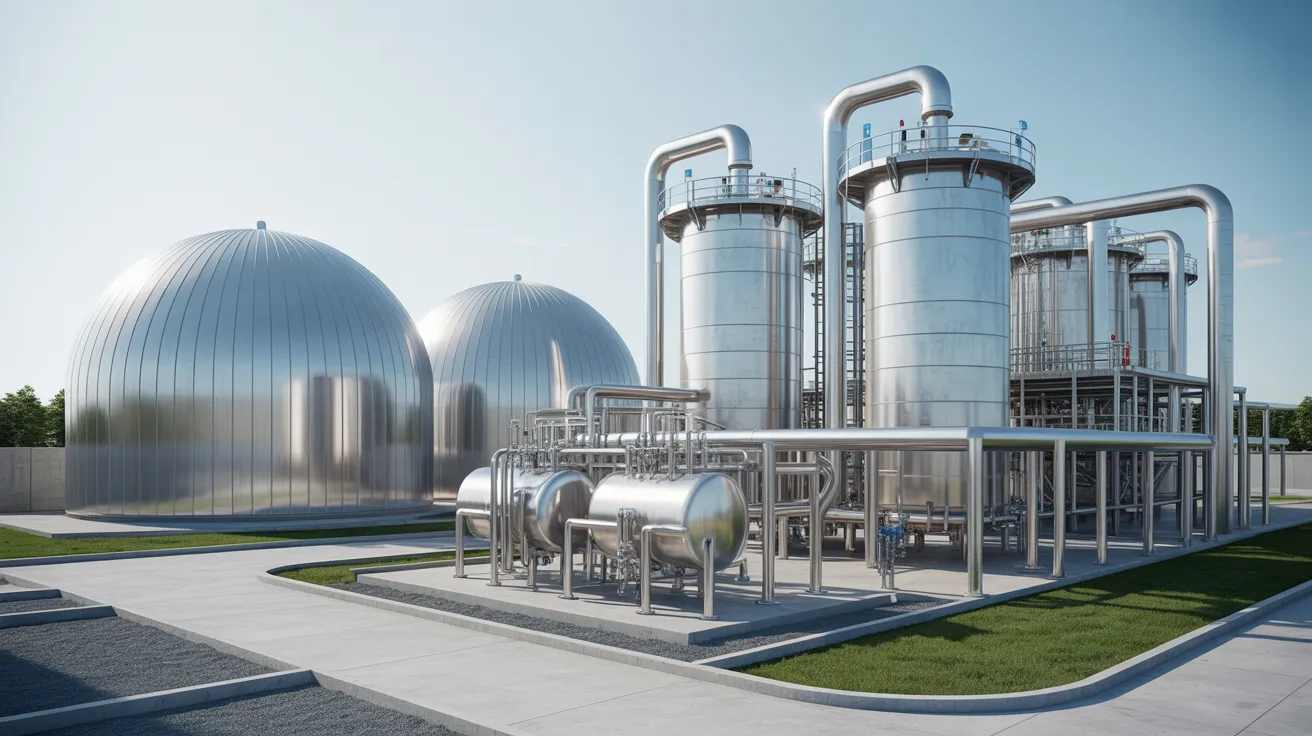 Industrial bioenergy and gas processing facility