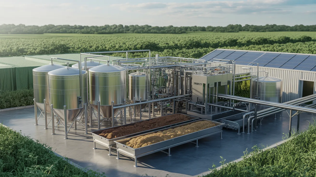 Bio fertiliser and sustainable industrial processing project